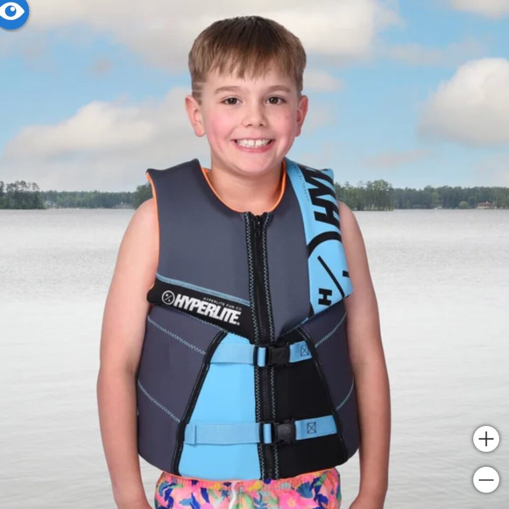 Hyperlite Youth Life Vest Blue